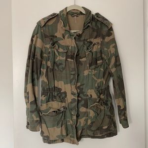 Free People camo jacket